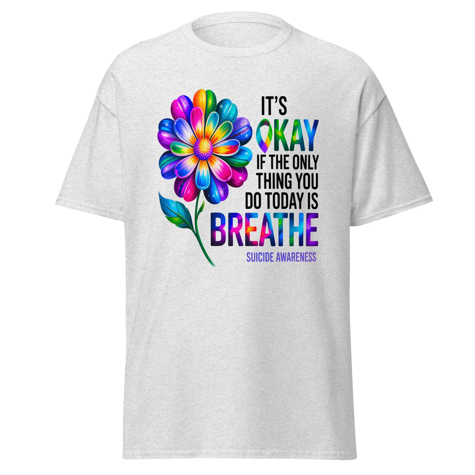 It's OK Breathe Unisex T-Shirt - Image 14