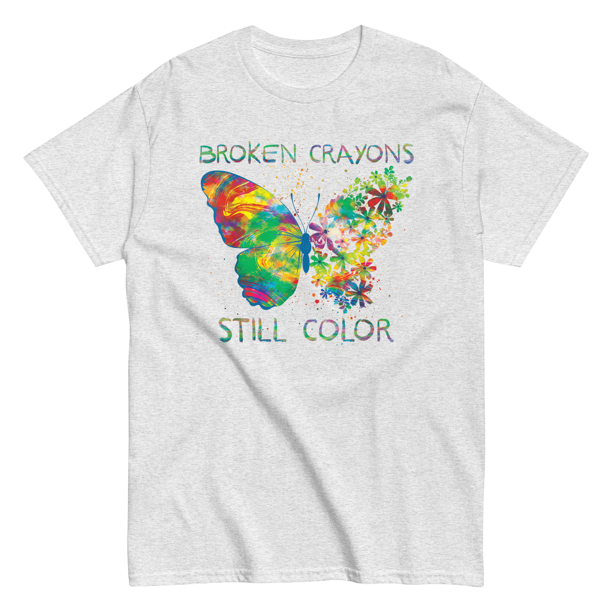 Broken Crayons Unisex T-Shirt - Image 14