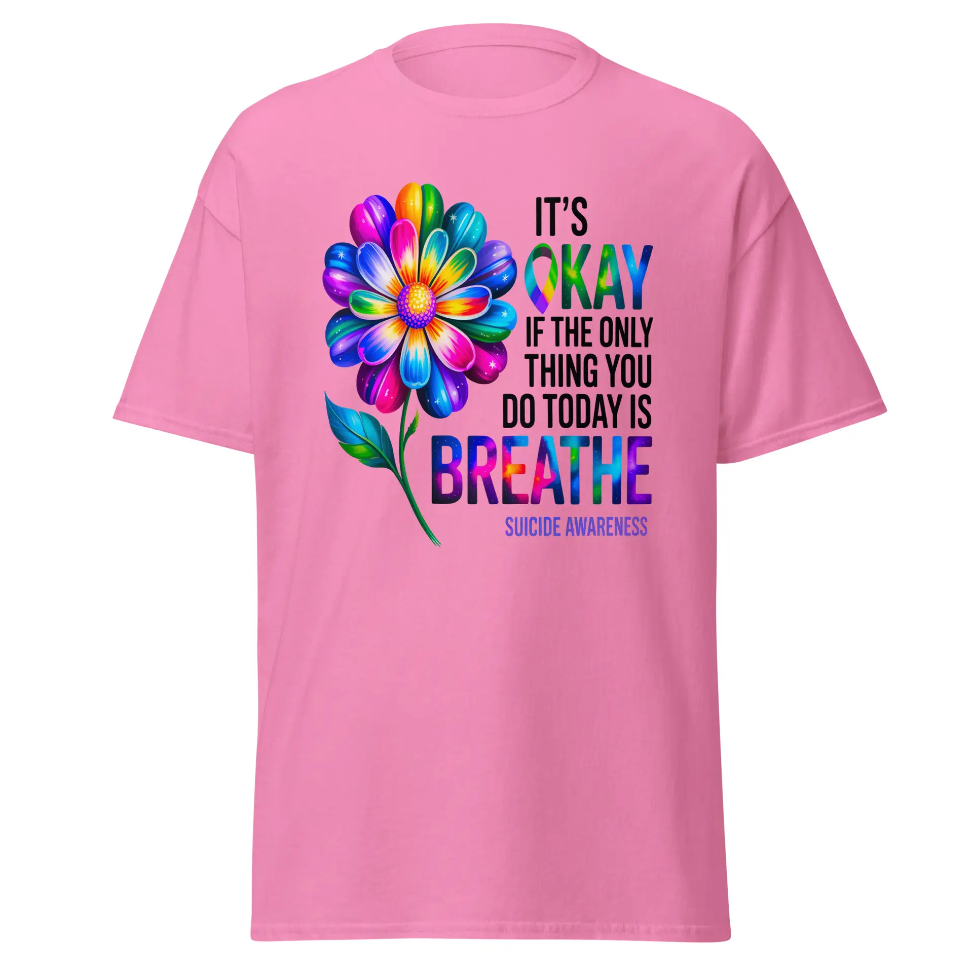 It's OK Breathe Unisex T-Shirt - Image 4