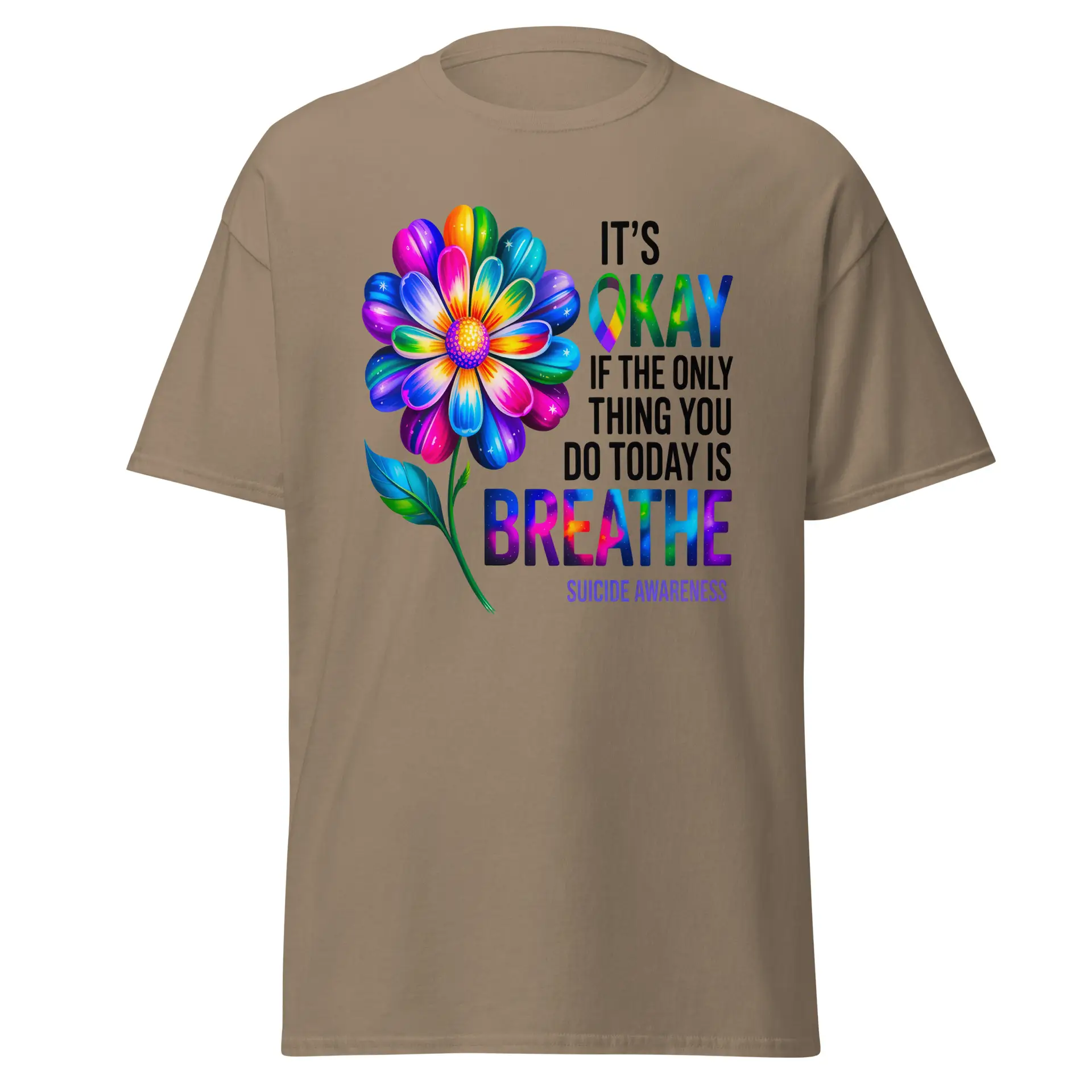 It's OK Breathe Unisex T-Shirt - Image 3