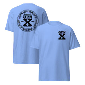 Gen X Unisex T-Shirt (Double-Sided)