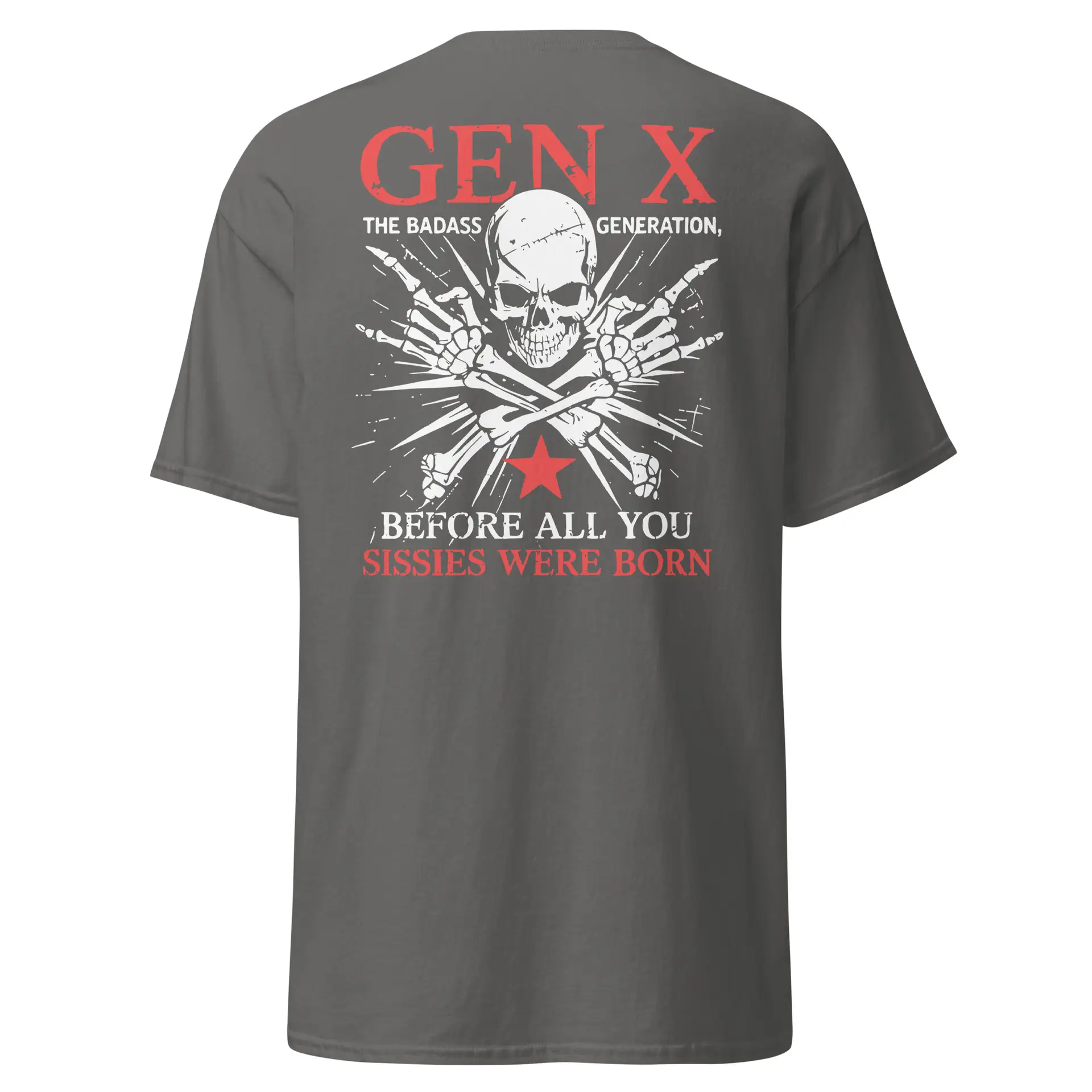 Gen X Skeleton Unisex T-Shirt (Double-Sided) - Image 3