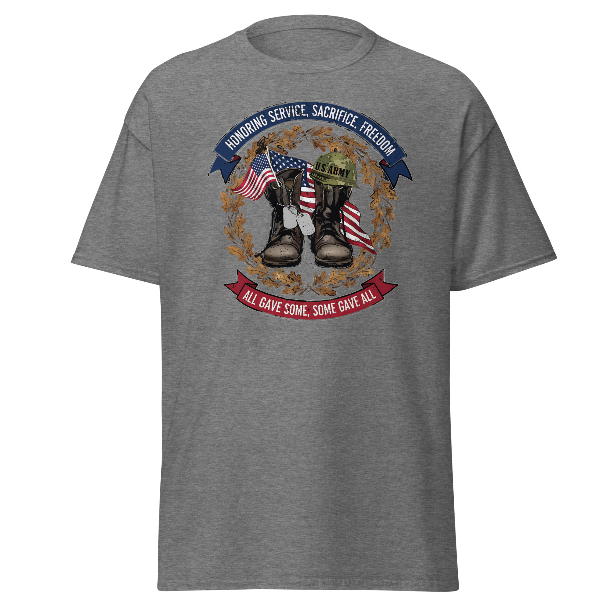 Service Sacrifice Freedom Unisex T-Shirt - Image 7