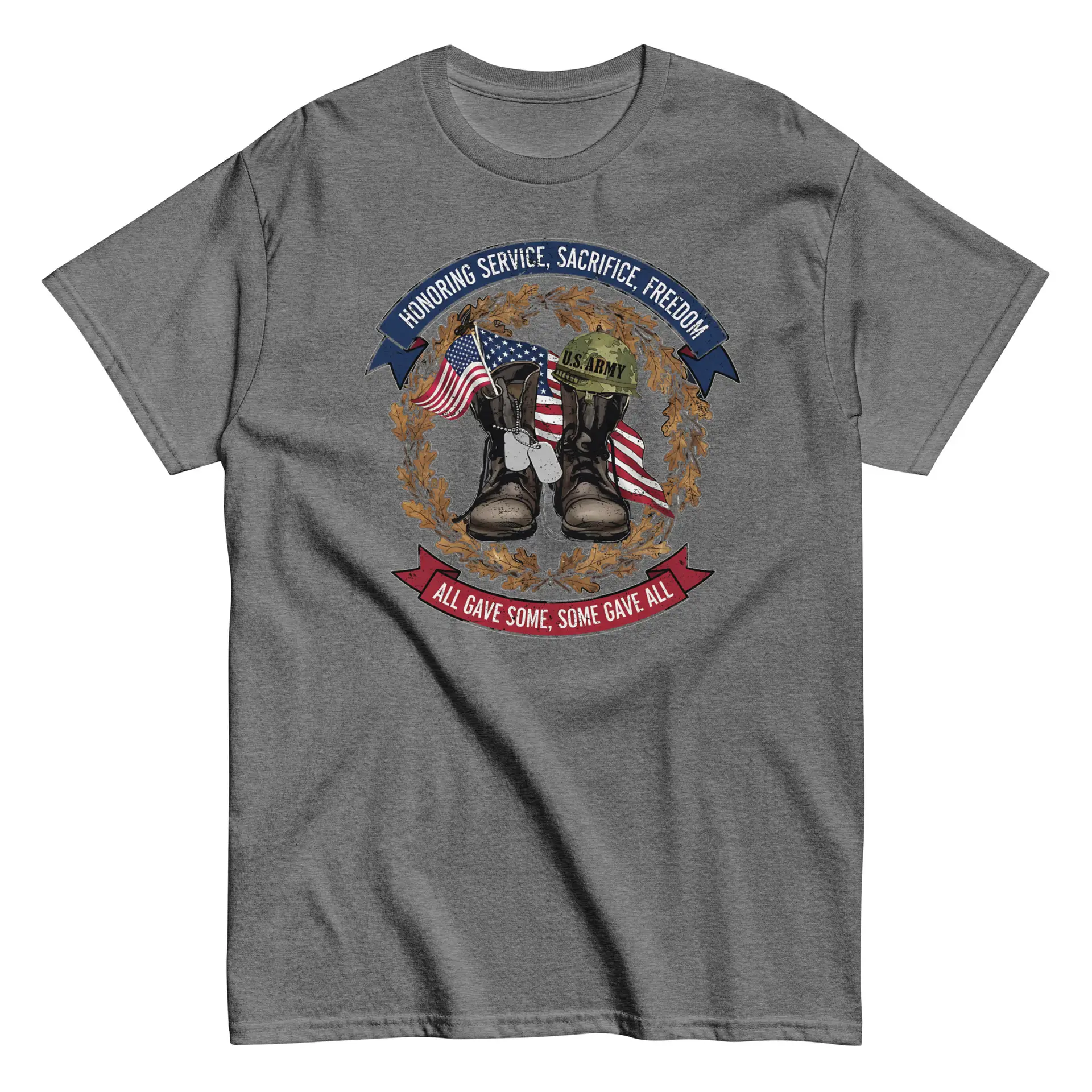 Service Sacrifice Freedom Unisex T-Shirt - Image 17