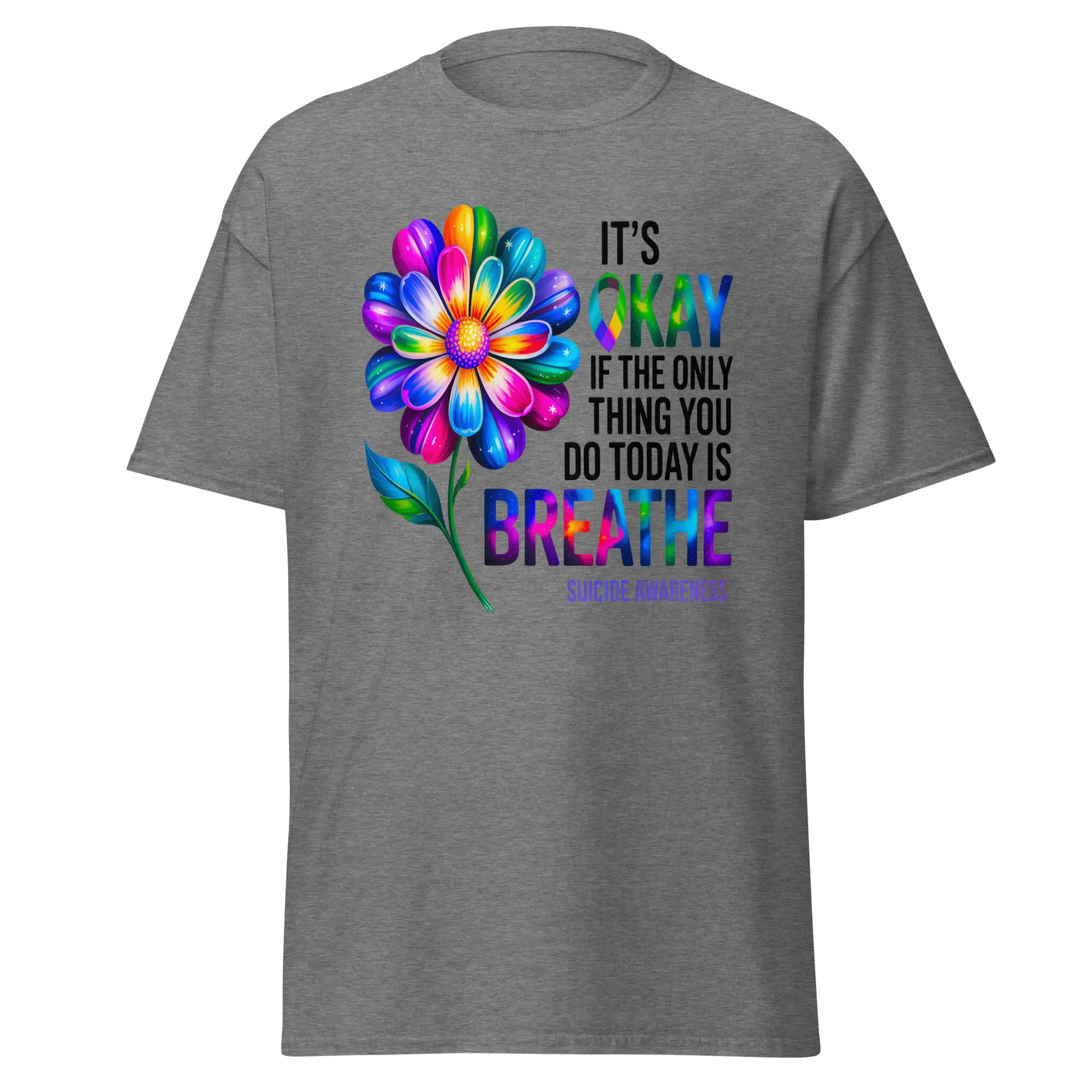 It's OK Breathe Unisex T-Shirt - Image 2