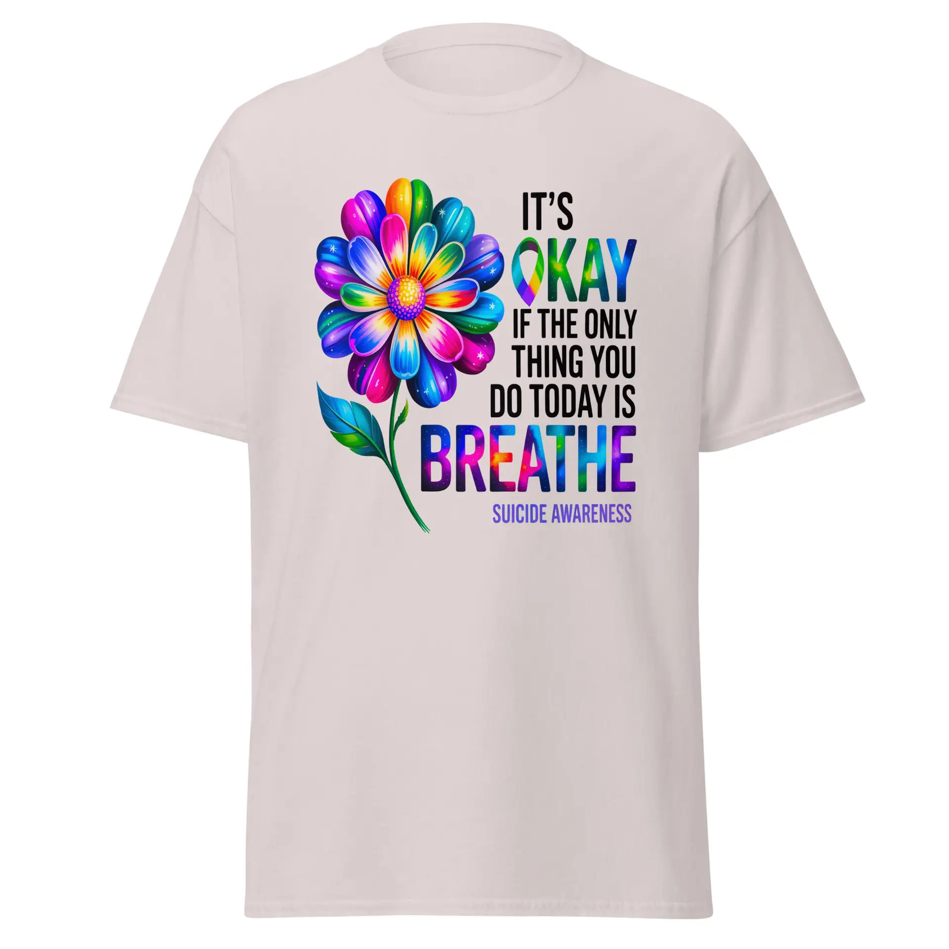 It's OK Breathe Unisex T-Shirt - Image 12