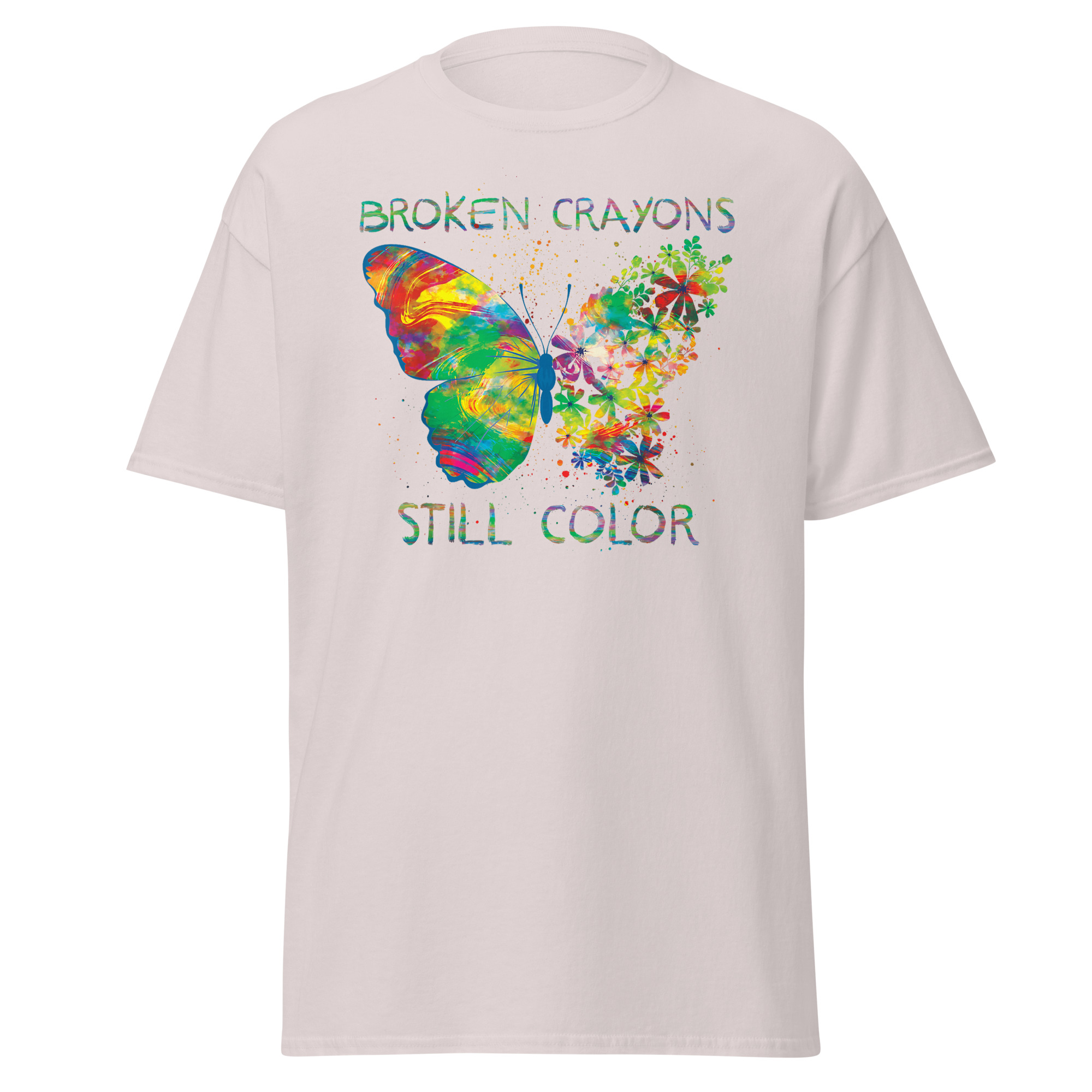 Broken Crayons Unisex T-Shirt - Image 9