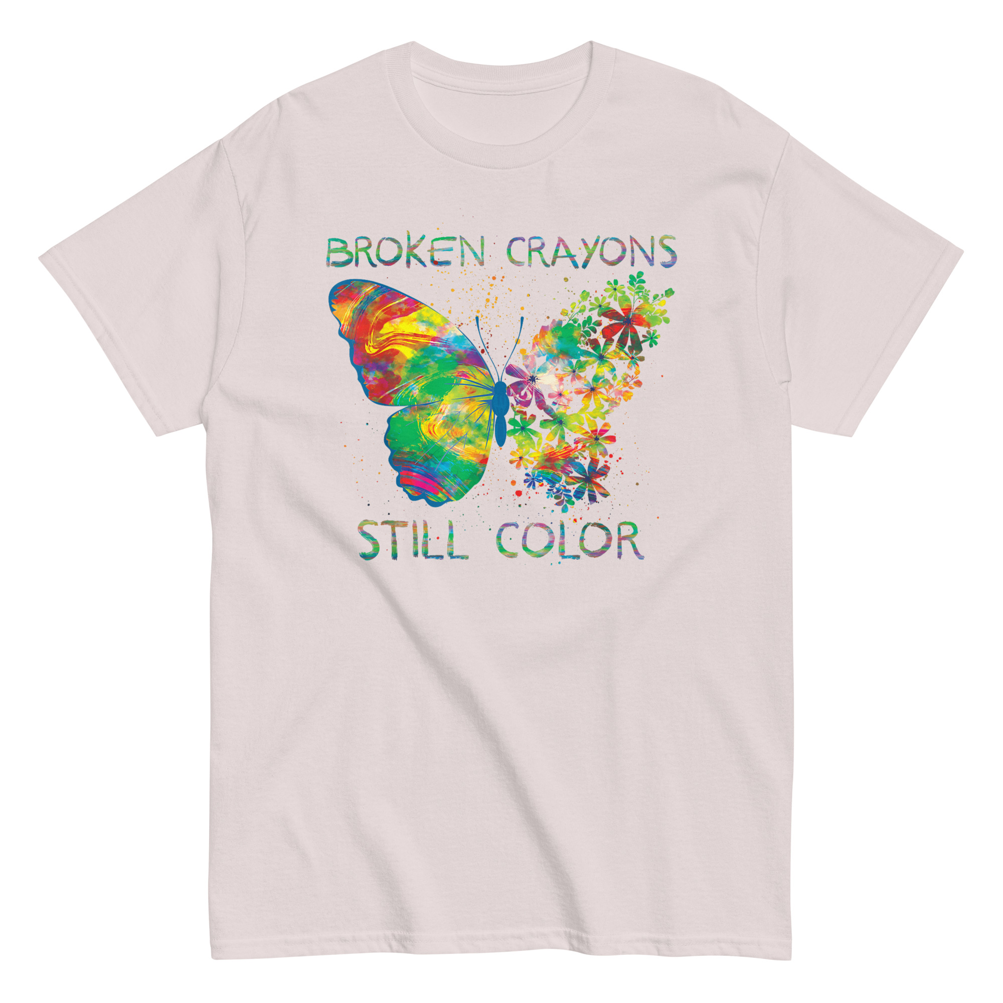 Broken Crayons Unisex T-Shirt - Image 16