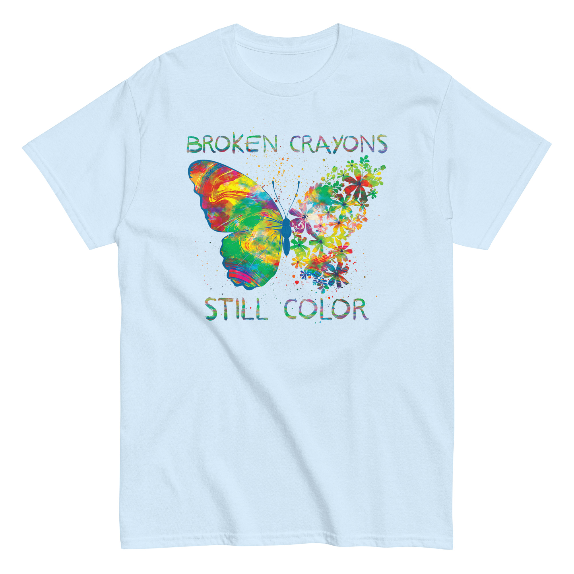 Broken Crayons Unisex T-Shirt - Image 15