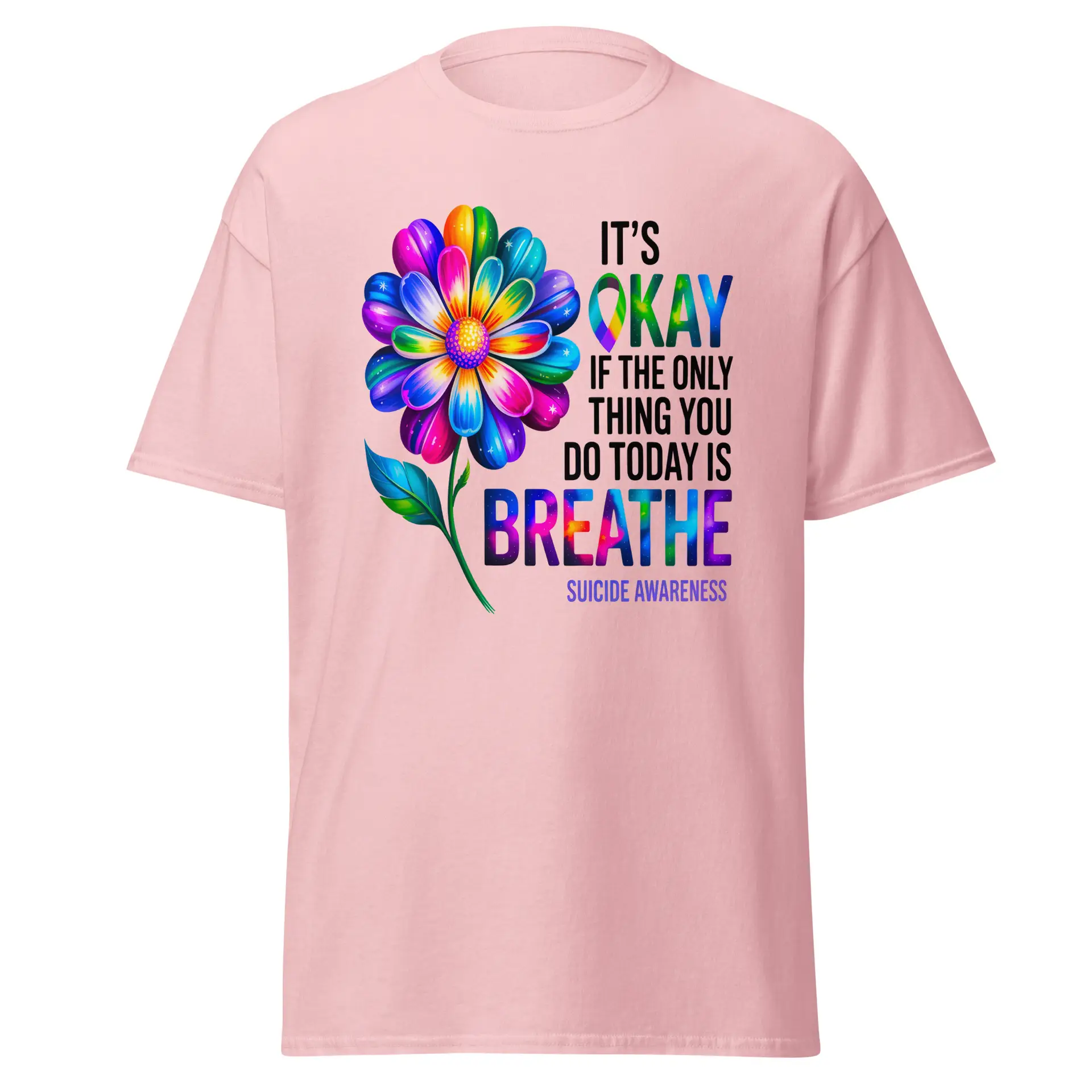 It's OK Breathe Unisex T-Shirt - Image 11