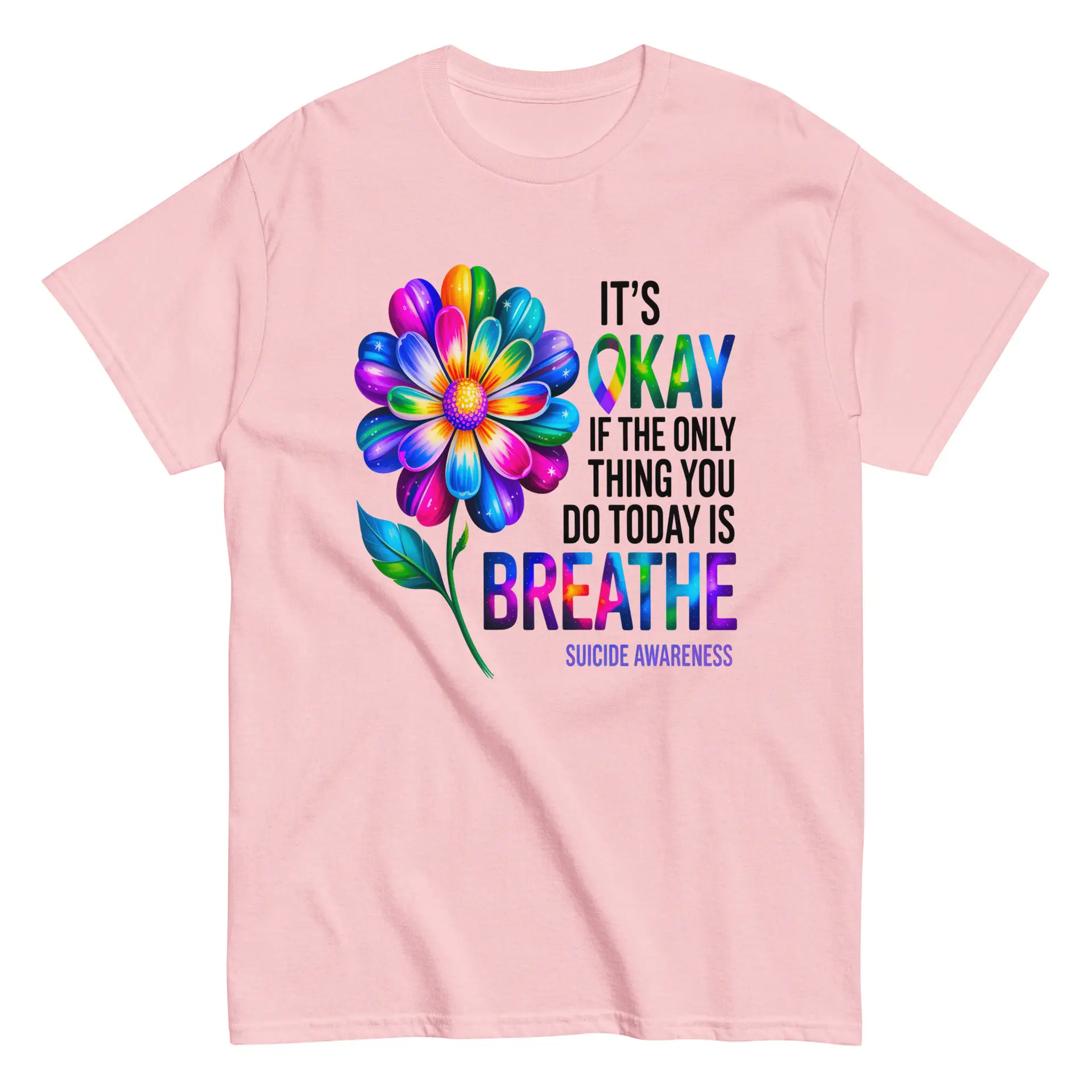 It's OK Breathe Unisex T-Shirt - Image 19