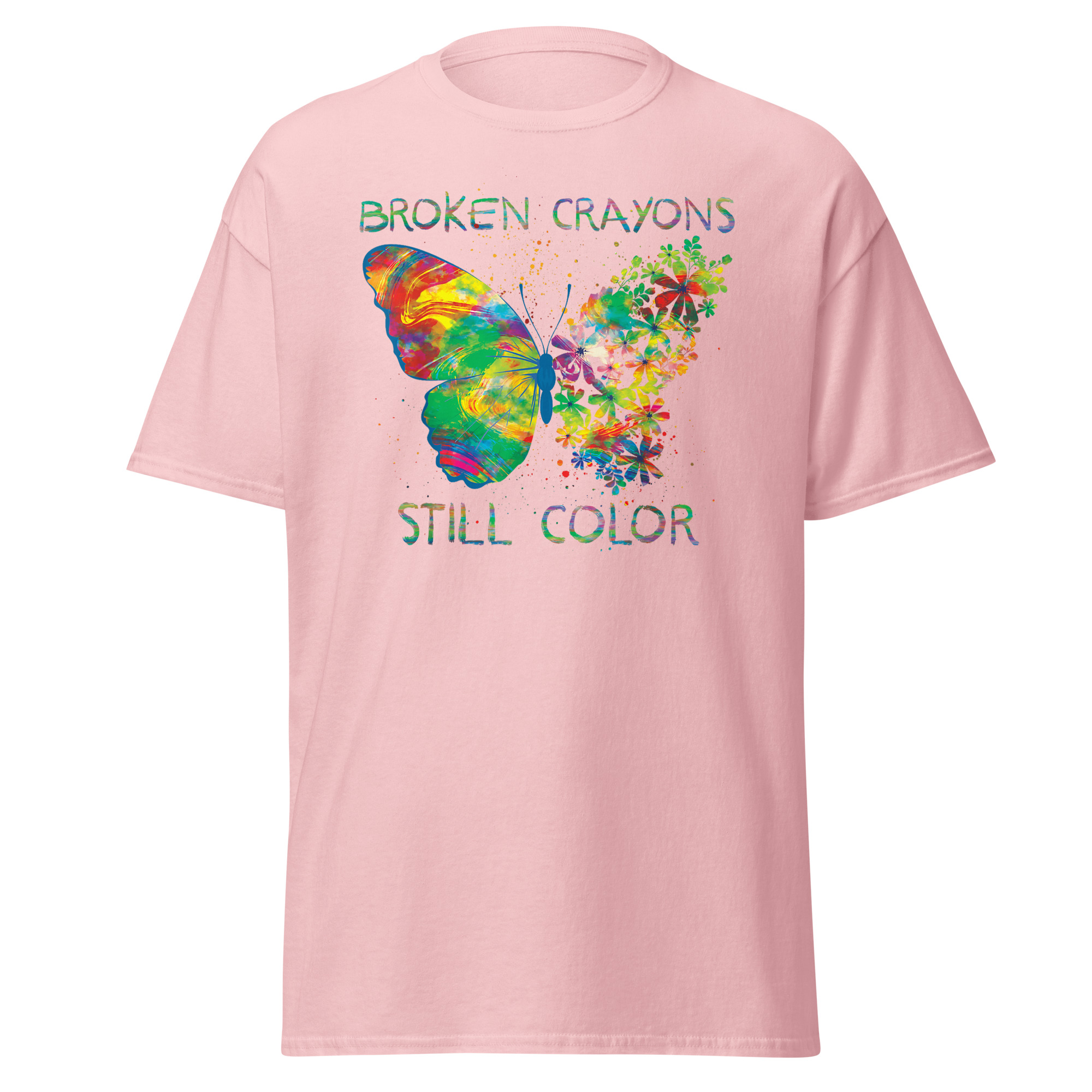 Broken Crayons Unisex T-Shirt - Image 8