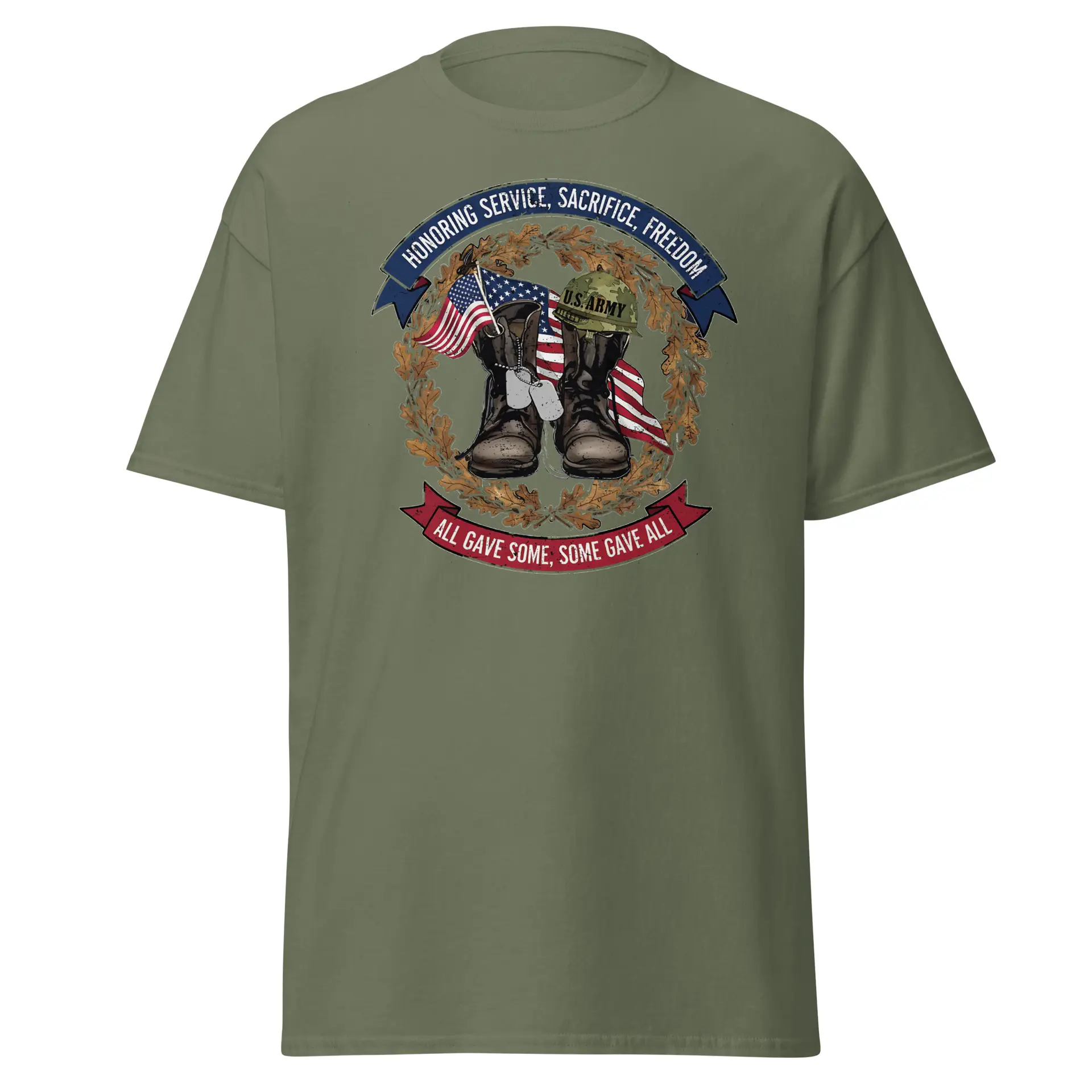 Service Sacrifice Freedom Unisex T-Shirt - Image 6