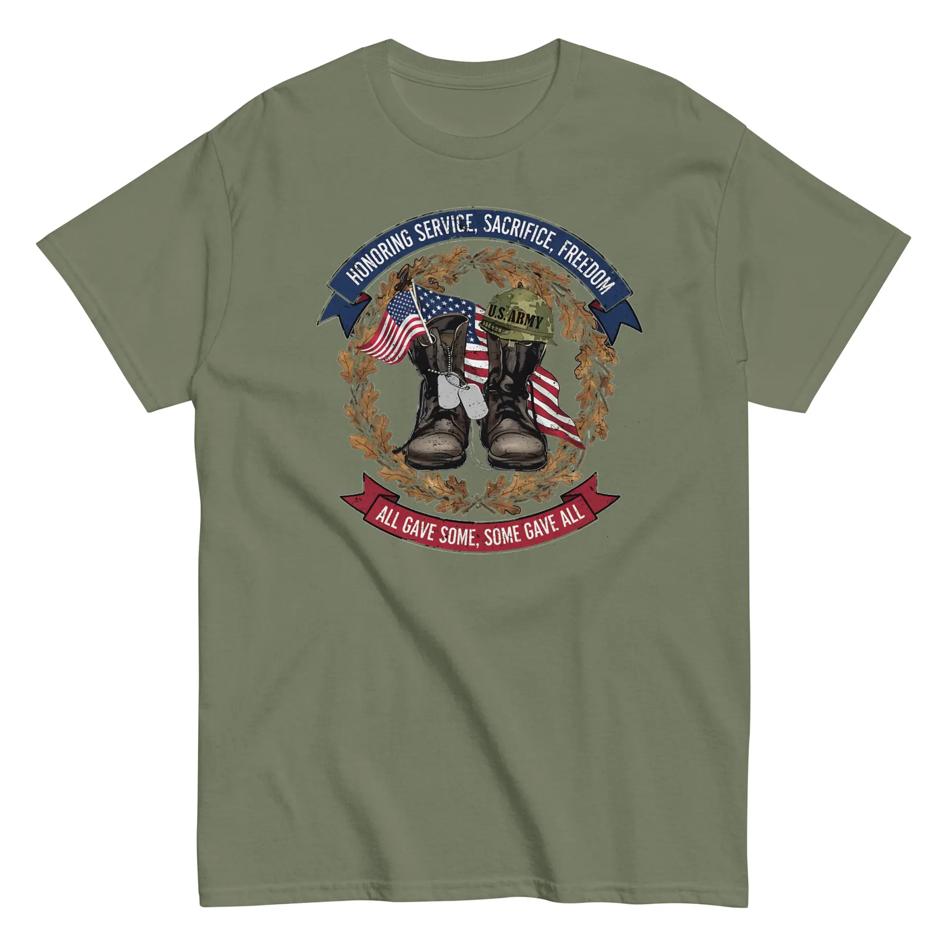 Service Sacrifice Freedom Unisex T-Shirt - Image 18