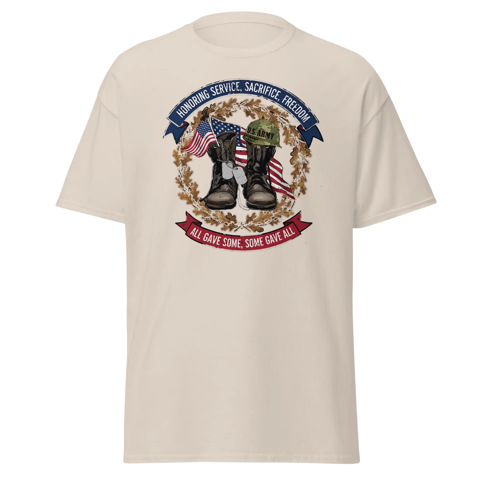 Service Sacrifice Freedom Unisex T-Shirt - Image 10