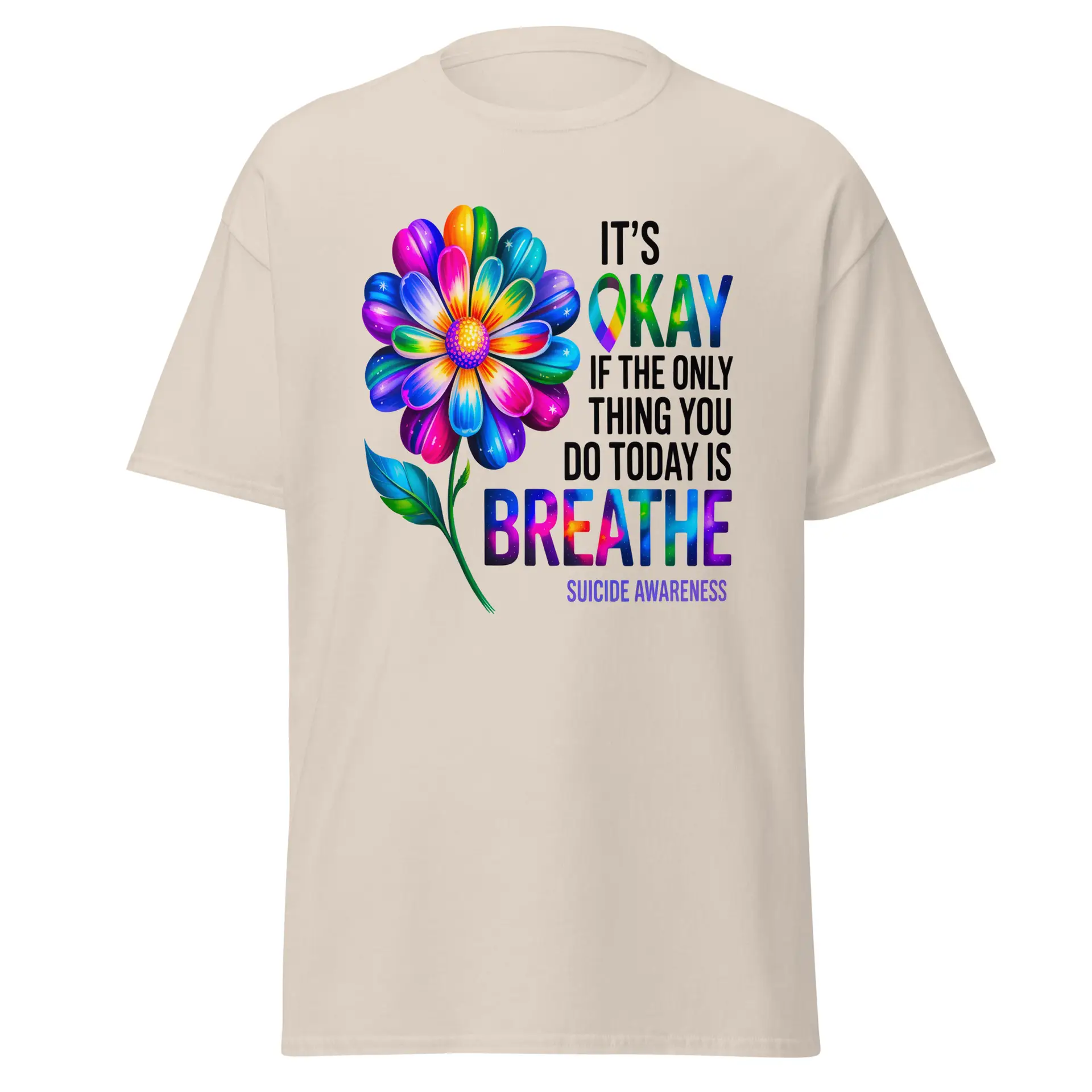 It's OK Breathe Unisex T-Shirt - Image 10
