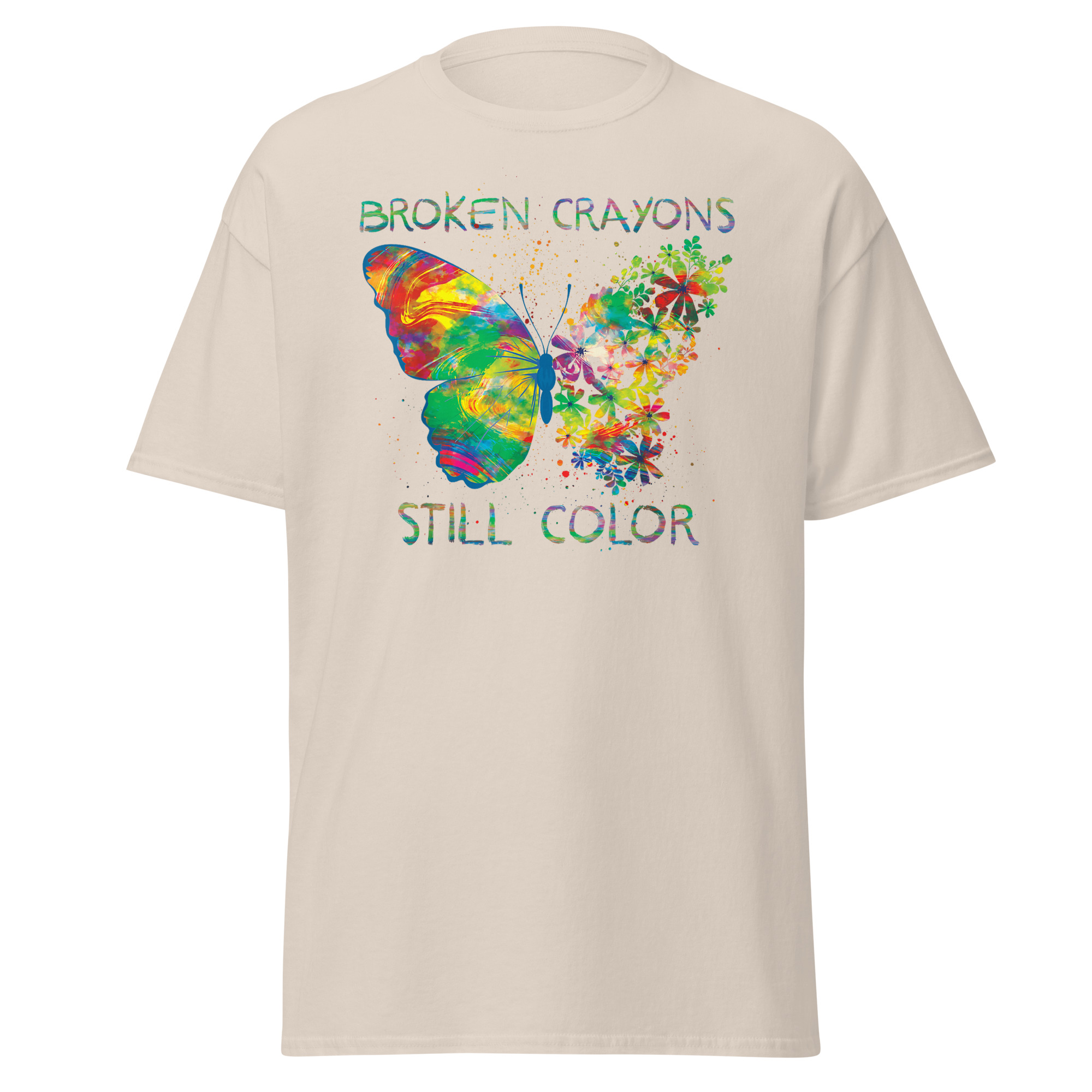 Broken Crayons Unisex T-Shirt - Image 6