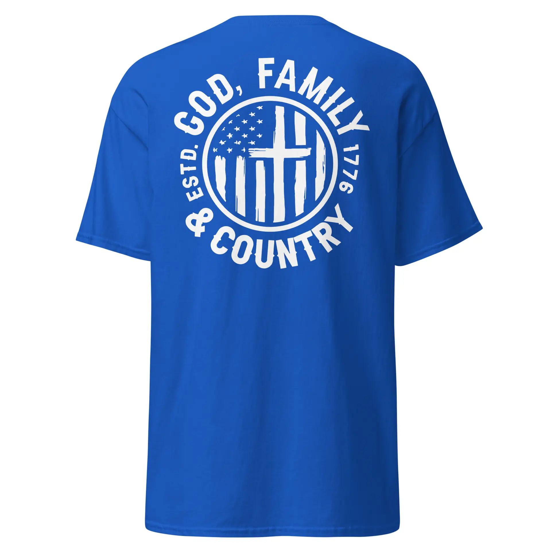 God Family Country Unisex T-Shirt (Double-Sided) - Image 4