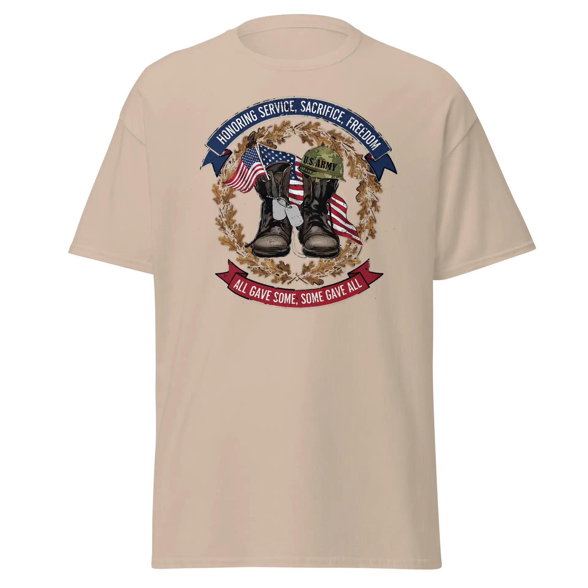 Service Sacrifice Freedom Unisex T-Shirt - Image 9