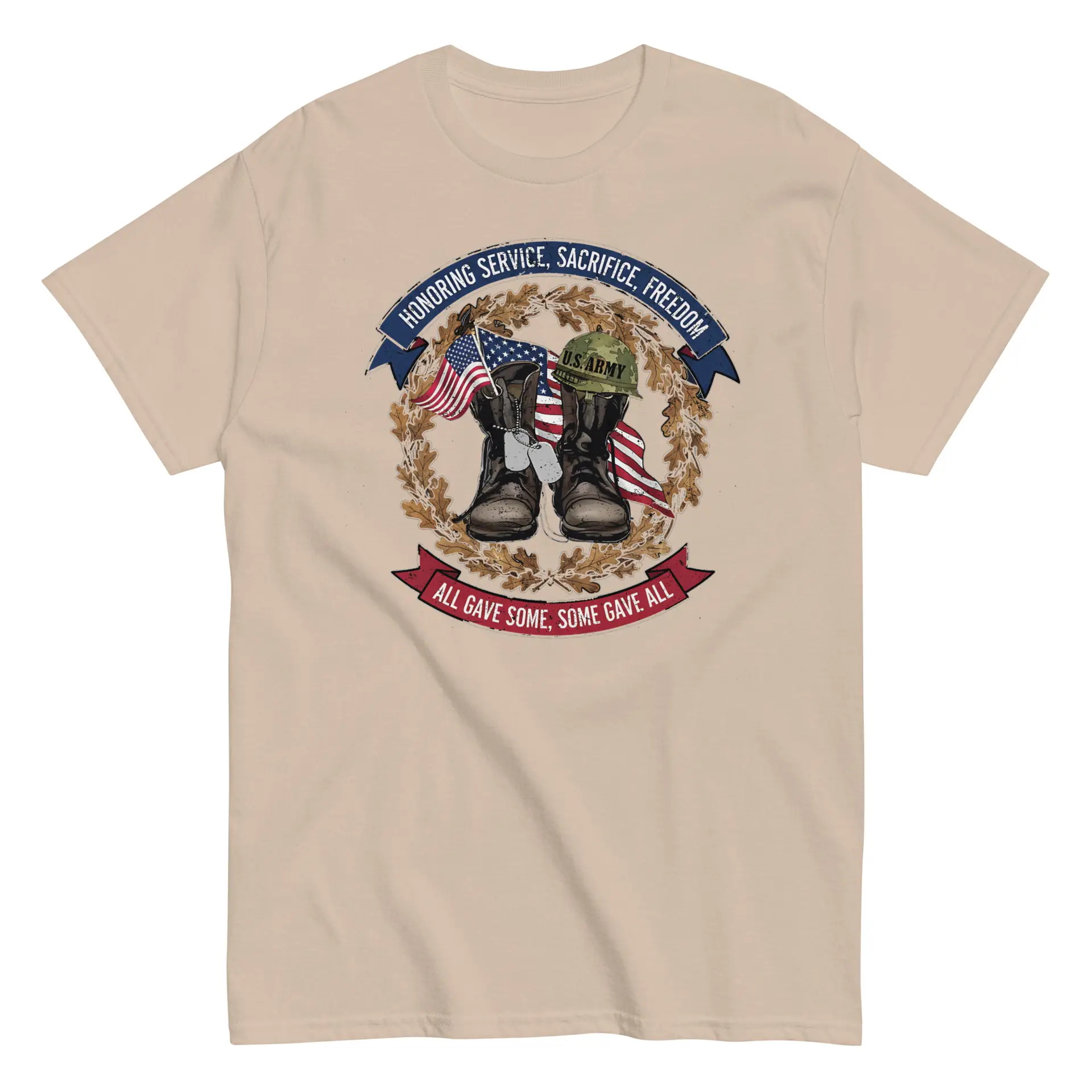 Service Sacrifice Freedom Unisex T-Shirt - Image 16