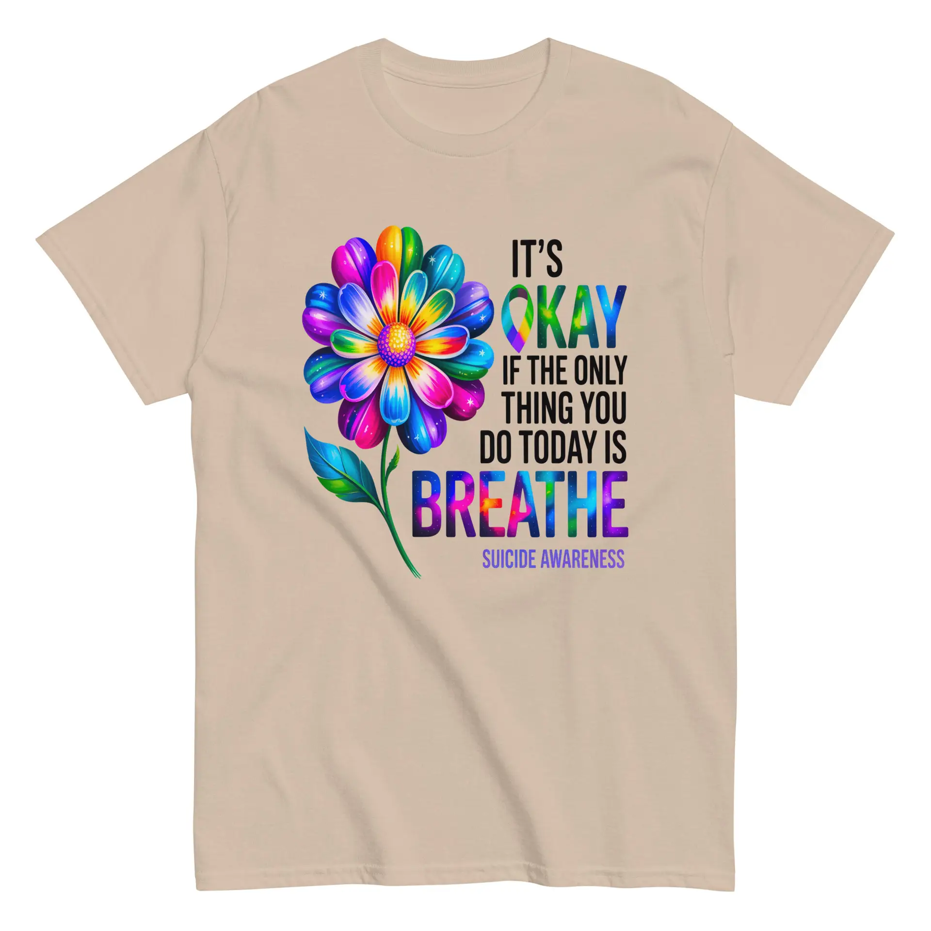 It's OK Breathe Unisex T-Shirt - Image 22