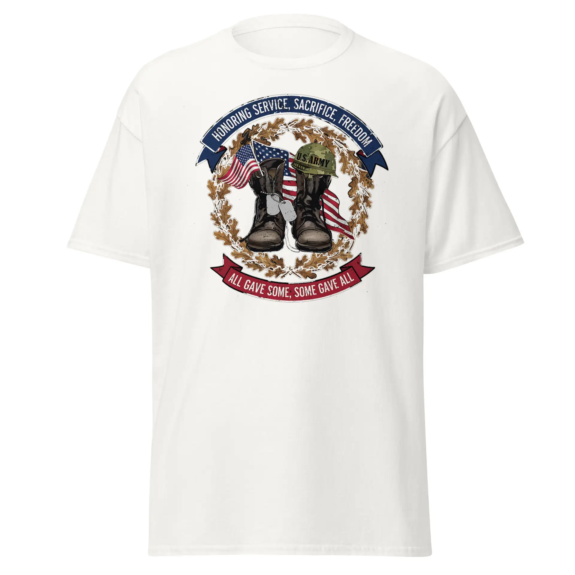 Service Sacrifice Freedom Unisex T-Shirt - Image 12