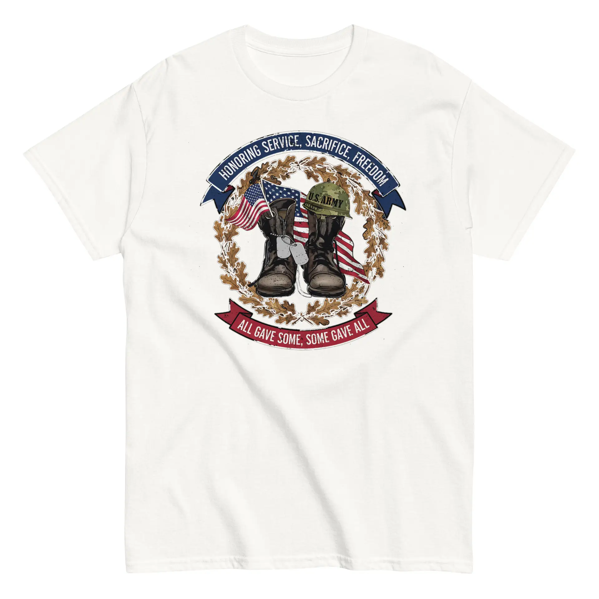 Service Sacrifice Freedom Unisex T-Shirt - Image 13