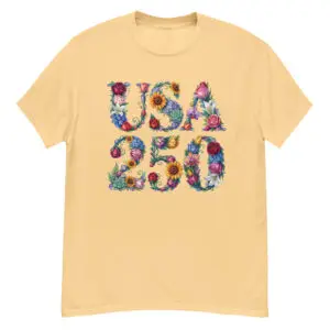 USA 250 Flowers T-Shirt