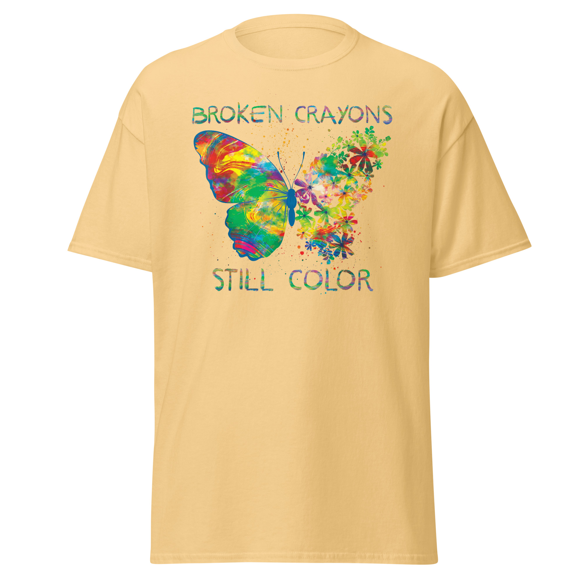 Broken Crayons Unisex T-Shirt - Image 7
