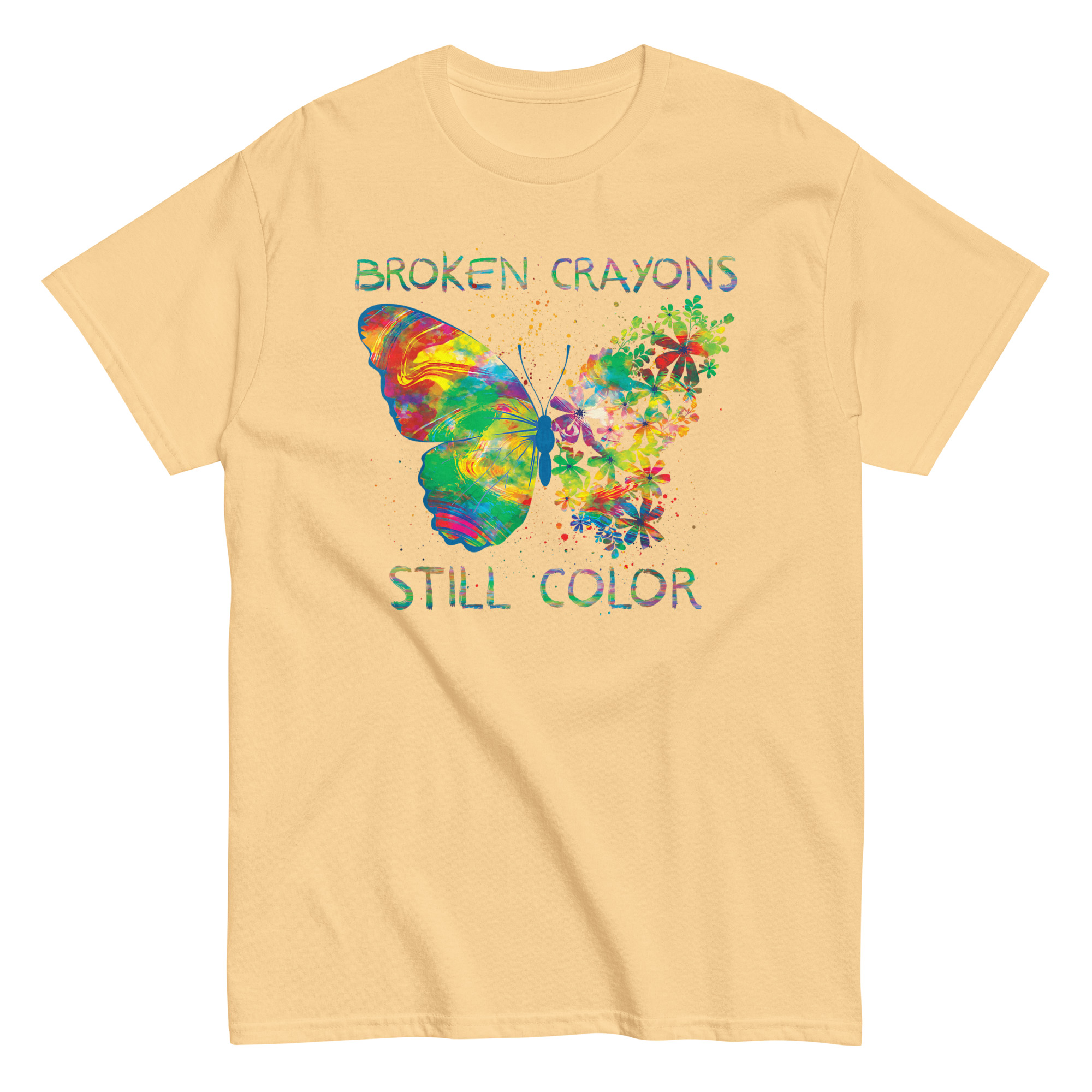 Broken Crayons Unisex T-Shirt - Image 17