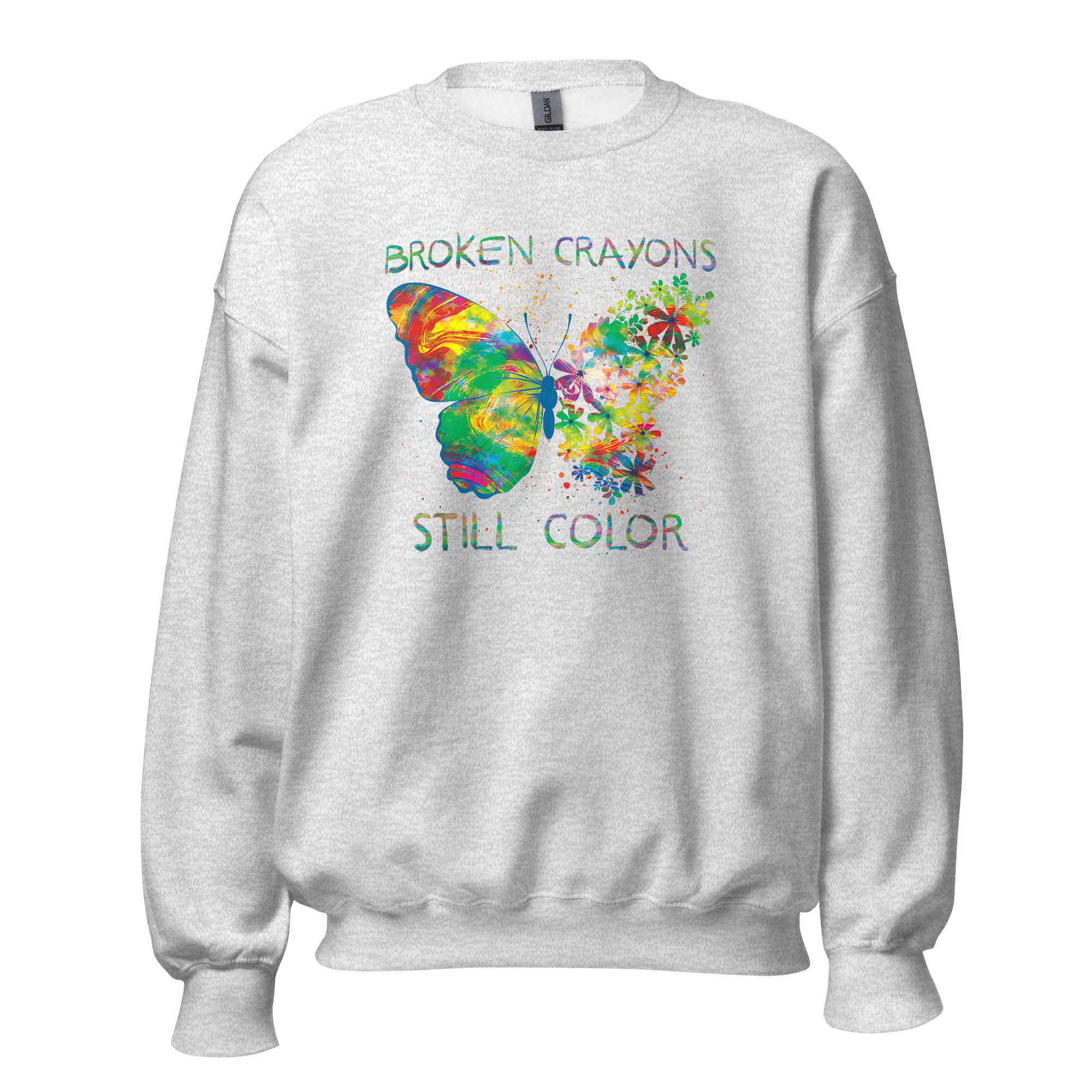 Broken Crayons Unisex Sweatshirt - Image 6