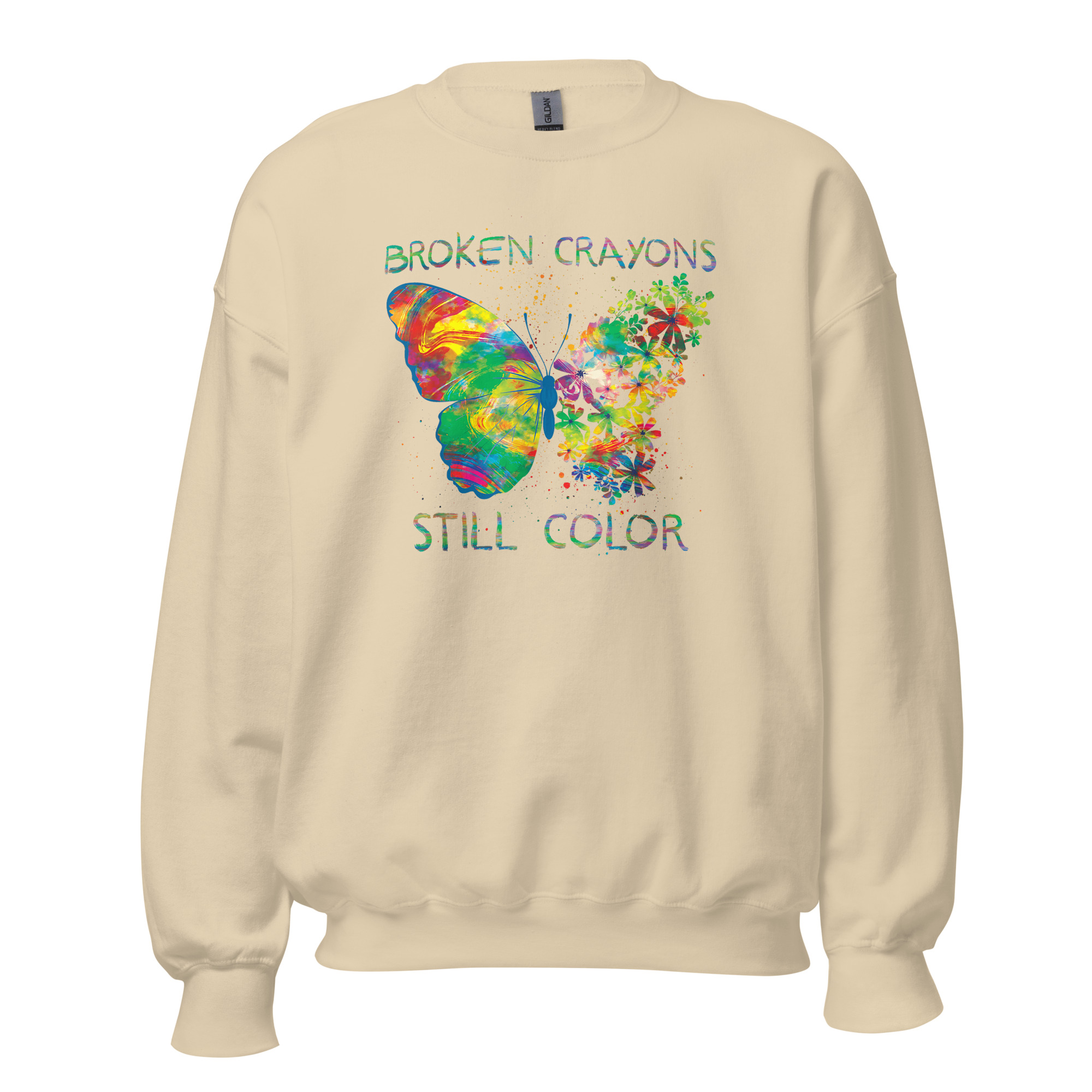 Broken Crayons Unisex Sweatshirt - Image 4