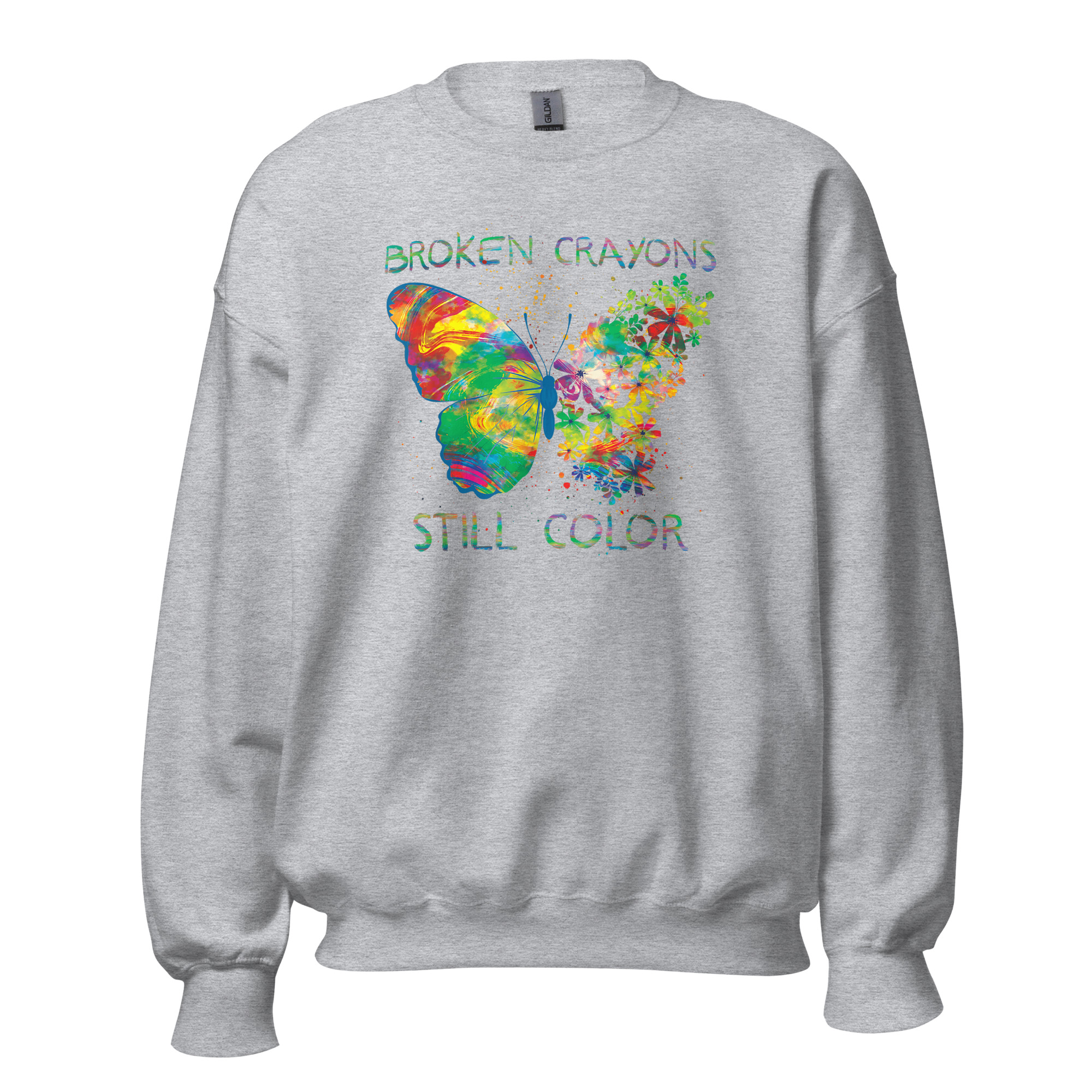 Broken Crayons Unisex Sweatshirt - Image 3