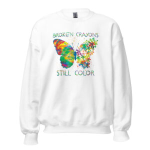 Broken Crayons Unisex Sweatshirt